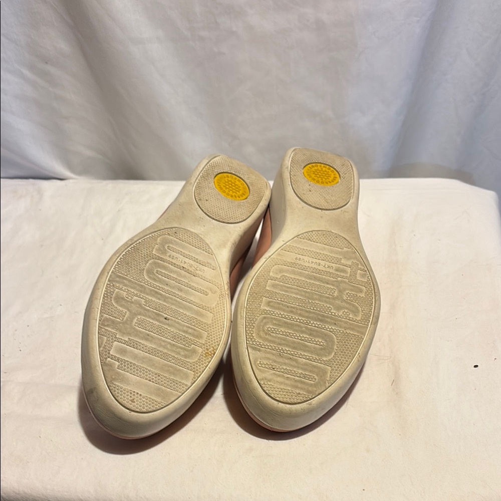 Women's Pink Slip-On Shoes with Studded Detail - Picture 6 of 6